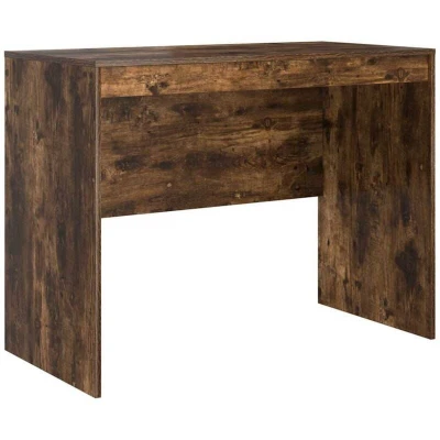 Image of vidaXL Writing Desk Smoked Oak Particle board 100 x 50 76 cm Durable