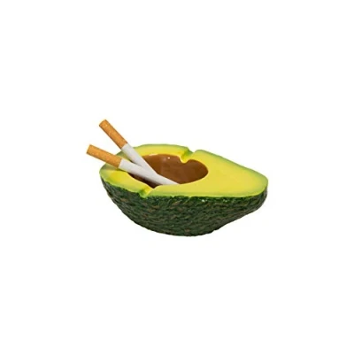 Image of Fisura Original ashtray different models. Funny to give as a gift. Made of ceramic. (Avocado)