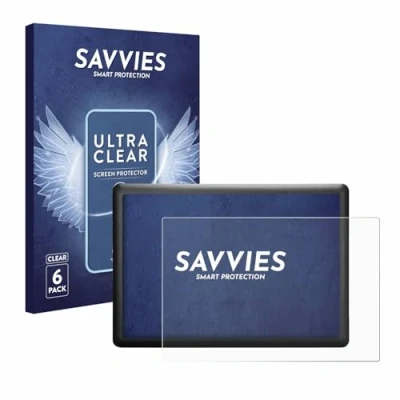 Image of Savvies 6 Pack Screen Protector compatible with Wacom One S CTL 472 Protection Film Clear