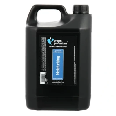 Image of GROOM PROFESSIONAL Coconut Moisturising Dog Shampoo Soothing For Itchy Skin Sensitive Dogs Nourishes &amp; Restores Coat Smelly Dogs, 4 Litre