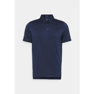 Image of Callaway Golf Mens Swingtech Solid Polo Shirt Peacoat XL