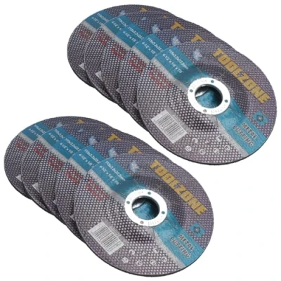 Image of Metal Cutting Grinding 115mm / 4 1/2in. Angle Grinder Discs for Steel 10 Pack