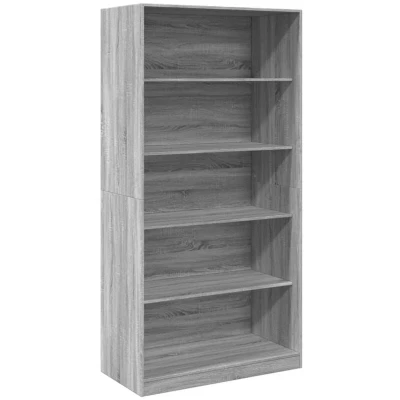 Image of vidaXL Wardrobe Grey Sonoma 100x50x200 cm Engineered Wood