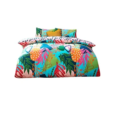 Image of furn. Coralina Duvet Cover Set, Polycotton, Multi, Single