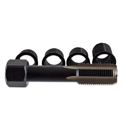 Image of AB Tools US Pro Spark Plug Rethreading Tap Thread Repair Set Kit M12 x 1.25 With 4 Inserts