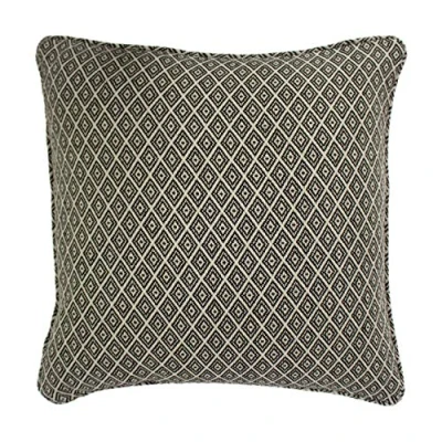 Image of Paoletti Tangier Cushion Cover, Monochrome, 55 x (22&quot; 22&quot;)