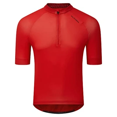 Image of Altura Mens Drift Short Sleeve Cycling Jersey Red X Large