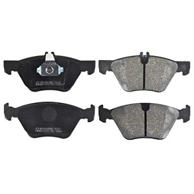 Image of 05114555AA, 05139218AA, 5114555AA, 5139218AA, K05114555AA Brake pad set FEBI BILSTEIN 16028 Front Axle prepared for wear indicator with piston clip