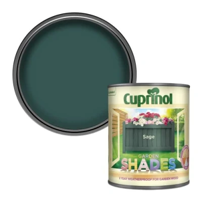 Image of Cuprinol Garden Shades Exterior Woodcare, Sage, 1 Litre