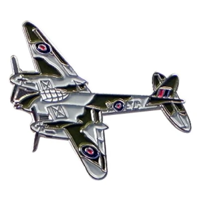 Image of Mosquito Aircraft Aeroplane Enamelled Pin Badge Lapel XJKB12 52