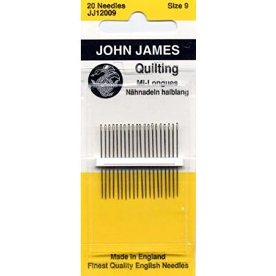 Image of Colonial Needle 20 Count John James Between Quilting Needles, Size 9