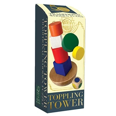 Image of House of Marbles Wooden Puzzle Toppling Tower