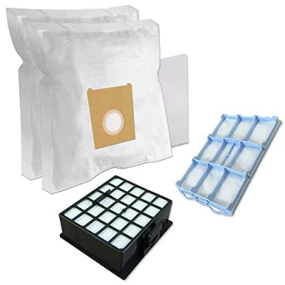 Image of Set HEPA Filter + Motor Protection 10 Vacuum Cleaner Dust Bags for Bosch BSGL 32125 GL 30 Bionic PRO Animal Hair