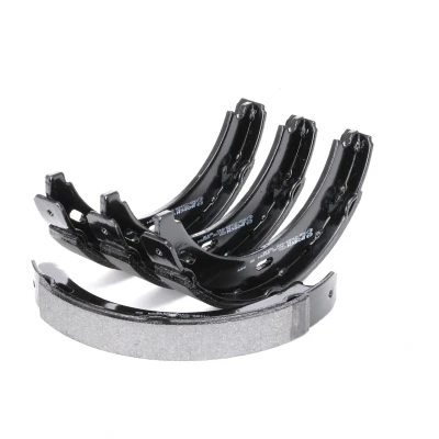 Image of 1244200220, 1244200320, 1244200520, 1244200720, 2014200820 Handbrake Shoes BOSCH 0 986 487 543 with connector parts accessories