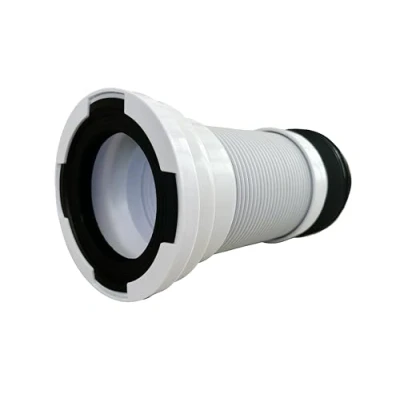 Image of Flexible Toilet Pan Connector Universal WC Flexi Slinky Waste Soil Pipe 300mm 600mm