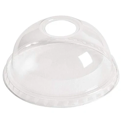 Image of Plastico Domed Lids With Hole 95mm (Pack of 1000)