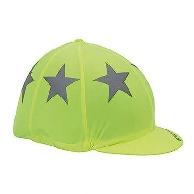 Image of Shires Equi Flector Hat Cover Yellow