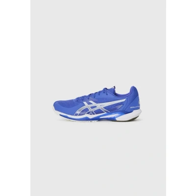 Image of Asics Solution Speed 3 Multicourt tennis shoes, Men&#039;s, Size: 6.5, Dark blue/white shoes