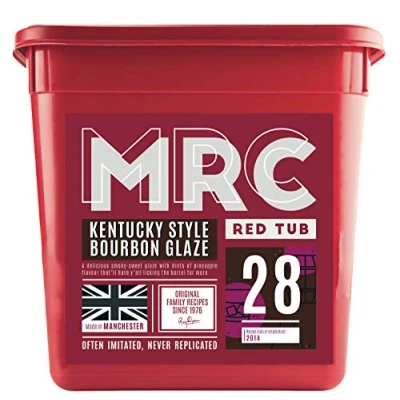 Image of MRC Kentucky Bourbon Glaze 2.5kg Smoky &amp; Sweet BBQ Marinade with Sauce Ideal for Fried Chicken, Pork Beef