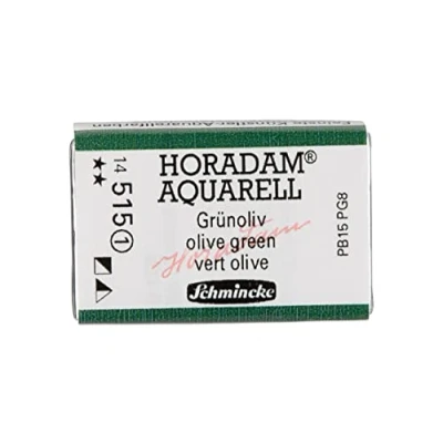 Image of Schmincke HORADAM® AQUARELL Finest Artists&#039; watercolours, 515 Olive Green, 14 043, 1/1 pan