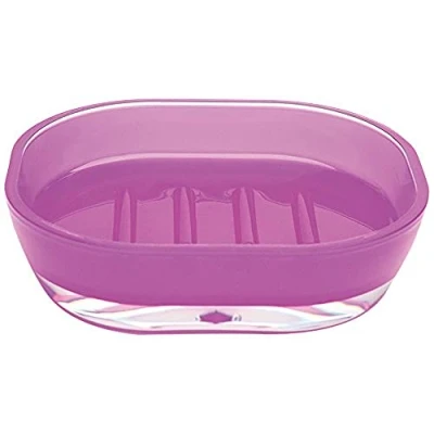 Image of Excelsa Soap Dish, Polystyrol, Purple, 15.7 x 11 4 cm