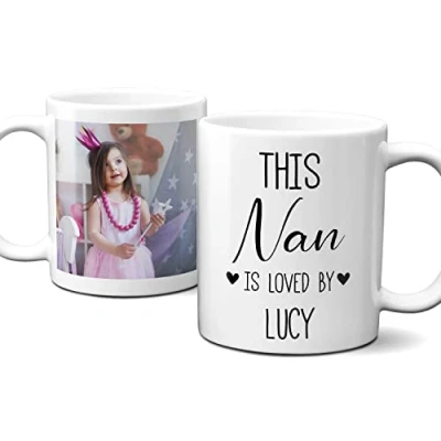 Image of Nan Mug Personalised Cup Birthday Gift Present for Christmas Motthers Day Premium Photo Gifts Fast Delivery