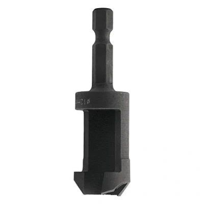 Image of Trend Snappy Tube Plug Cutter 12mm, Tool Steel, Quick Release, Consistent Timber Plugs, SNAP/PC/12T