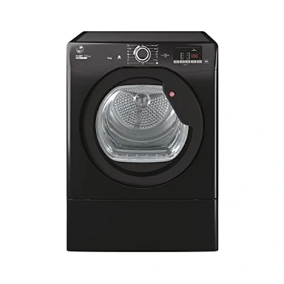 Image of Hoover HLEV9DGB Freestanding Vented Tumble Dryer, Sensor Dry, 9 kg Load, Black