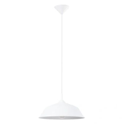 Image of Frika 34cm Dome Pendant Ceiling Light White