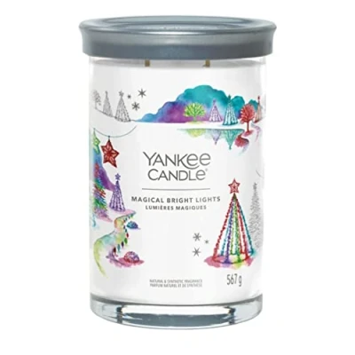 Image of Yankee Candle Magical Bright Lights Large Tumbler Jar Candle, White
