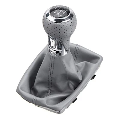 Image of 6 Speed Auto Manual Gear Shift Knob Gaiter Boot Cover PU Leather Lever Shifter For A&amp;udi A4 S4 B8 8k / A5 8 T Q5 8R S Line