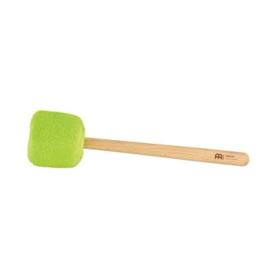 Image of Sonic Energy gong mallet Medium Green with beechwood handle For players, meditation, percussion Sheep’s wool, synthetic fleece (MGM M PG)