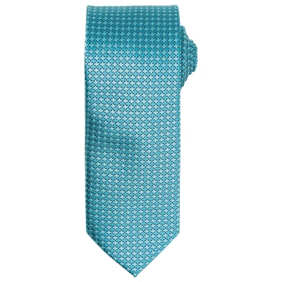 Image of Premier Unisex Puppytooth Tie (Turquoise) One Size