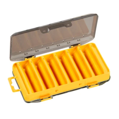 Image of Panaro 182 Smoke/Yellow Yellow Bottom With Transparent Gray Lid Tacklebox