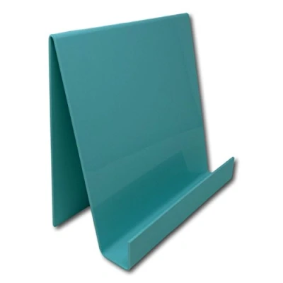 Image of EPOSGEAR Spearmint Green Sweet Pastels Plastic Acrylic Perspex Book Plate Retail Display Stand Holder Perfect for Schools, Nurseries, Libraries, Bookshops, Outlets etc (Extra Large Wide)