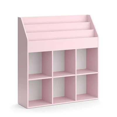 Image of Vicco Kids&#039; shelf Luigi, Pink, 107.2 x 114.2 cm Without folding boxes