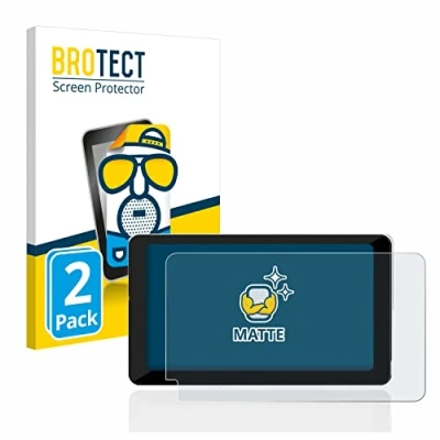 Image of brotect Screen Protector Anti Glare compatible with Carpuride 701 7&quot; (2 Pack) Matte, Fingerprint Protection Film