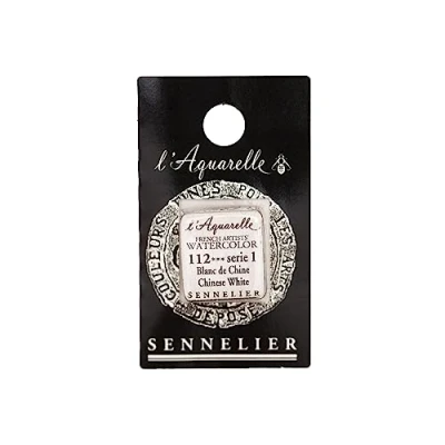 Image of Sennelier Watercolour Whole Pan S1 Chinese White (112)