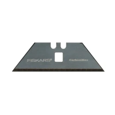 Image of Fiskars CarbonMax Utility Knife Blades, Replacement for Several Knives, Stainless Steel Blade, 10 Pack, 1027230