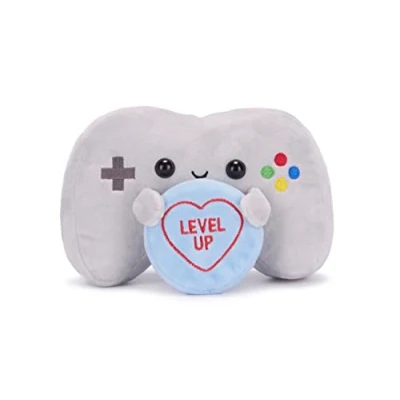 Image of Swizzels 38021 Love Hearts 18CM (7 inches) Video Game Controller Level Up Plush Soft Toy