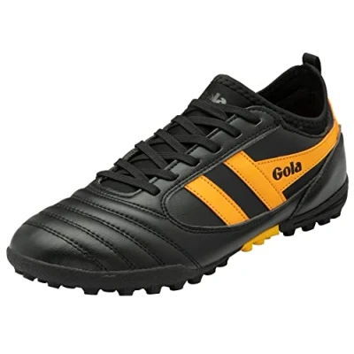 Image of Gola Ceptor Turf Football Junior, Black/Sun, 4 UK