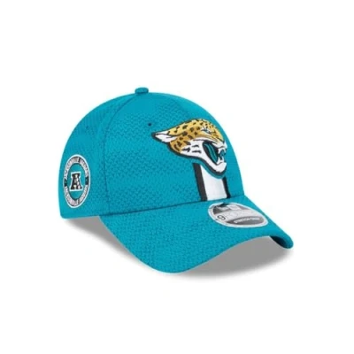 Image of New Era Jacksonville Jaguars NFL 2024 Sideline Blue 9Forty Adjustable Stretch Snapback Cap