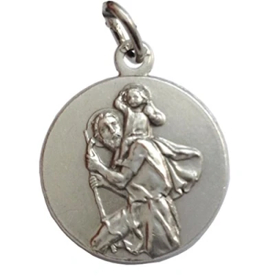 Image of I G J Saint Christopher Medal The Patron of Drivers