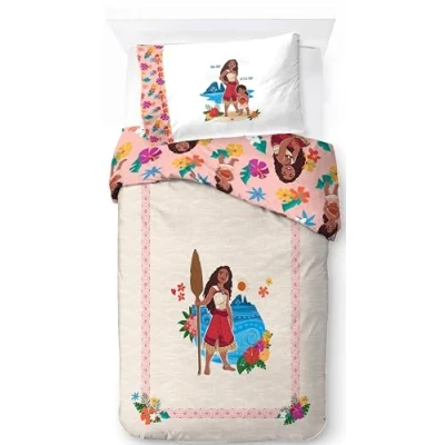 Image of Jay Franco Disney Moana 100% Cotton Single Duvet Cover Set Includes 50 x 70cm Pillowcase