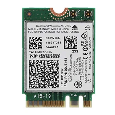 Image of VBESTLIFE Wireless Network Card Intel Dual Band AC 7265 867M + Bluetooth 4.0