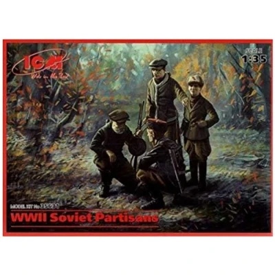 Image of ICM ICM35631 1:35 WWII Soviet Partisans 4 Figs