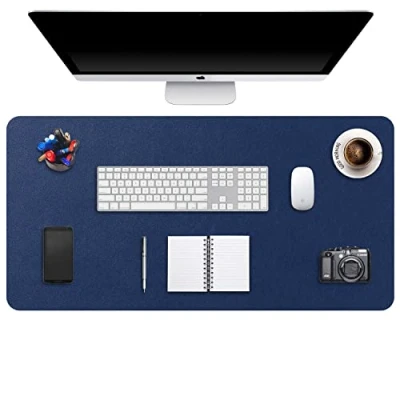 Image of DOBAOJIA Desk Pad XXXX Large 47.2&quot; X 23.6&quot;, Office Mat, Cover Laptop Mat for Desk, Extended Mouse XXXXL Keyboard and Pad, PU Leather Waterproof +Suede Non Slip