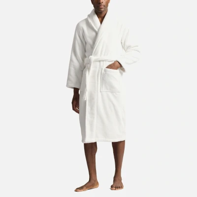 Image of Polo Ralph Lauren Shawl Sleep ROBE Dressing gown, Men&#039;s, Size: L/XL, White