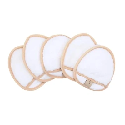 Image of waschies Mini Glove Pads Set of 5 Hypoallergenic, Skin friendly, Reusable Make Up with Finger Pocket, Cleaning for Face &amp; Eyes, Suitable Adults, Teenagers All Types