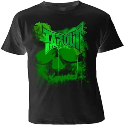 Image of Tapout Skull Drip Adult T Shirt M Black